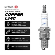 Brisk Copper L14C Motorcycle Spark Plug