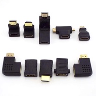 90 degree hdmi connector, hdmi converter, mini hdmi -hdmi, micro hdmi-hdmi, straight connector, righ