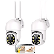 1080P Security Camera Outdoor Wired/Wireless Starlight Color Night Vision, 2MP Cameras for Home AI H