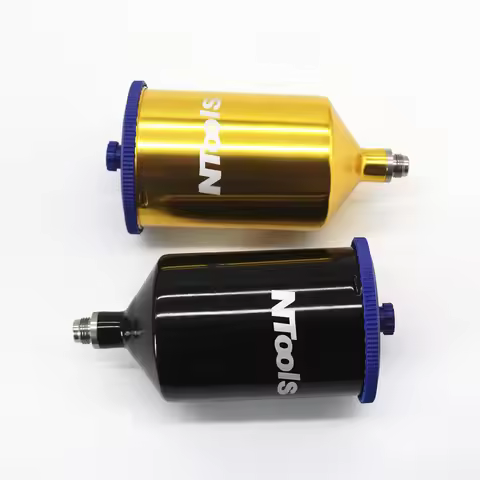 Air Spray Gun Tank G3/8 Screw Aluminum Pot NTOOLS Spray Gun Cup Paint Spray Gun Tank Air Paint Spray