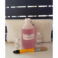 Fiberglass Set (C7) -500ml Resin, 60cc Hardener, 1/2kg CSM, Brush, Cup w/ 30ml Wax Sol