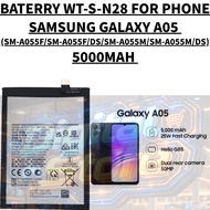 BATERRY PHONE WT-S-N28 COMPATIBLE PHONE SAMSUNG GALAXY A05 (SM-A055F/SM-A055F/DS/SM-A055M/SM-A055M/D
