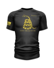 Don't Tread on Me Rash Guard for Men - BJJ No Gi Rash Guard