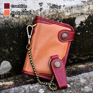 Wallet Leather Genuine Bag Ledger Model Oldman Brand Authentic 1