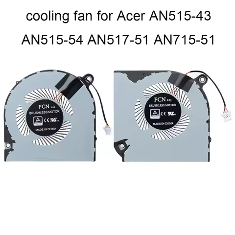 5V Computer Cooler GPU CPU Cooling Fan for Acer Nitro 5 AN515-43 AN515-54 AN517-51 Nitro7 AN715-51 N