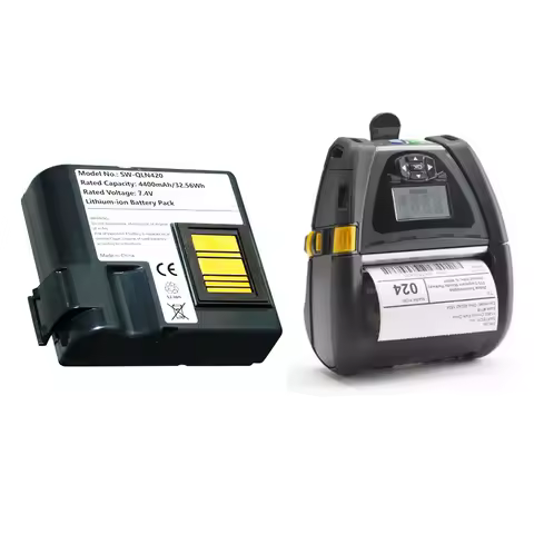 SW-QLN420 QLN420 ZQ630 Printer 4400mAh P1040687 P1050667 Rechargeable Lithium Battery Pack