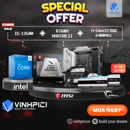 COMBO INTEL Computer Set (I5 13500 + B760M MORTAR II + Trident Z5 RGB 6400MHz 32GB 16GBx2)