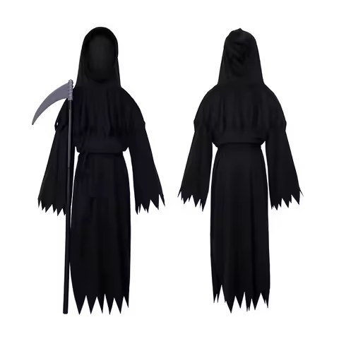 Kid's Scream Ghostface Dress Up Death Scary Cosplay Costume Devil's Eyes Halloween Children's Clothe
