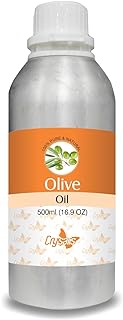 Crysalis Olive (Olea Europaea) Oil |100% Pure &amp; Natural Undiluted Essential Oil Organic Standard| Perfrect for Skin, Hair &amp; Massage |Aromatherapy Oil (16.9 Fl Oz (Pack of 1))