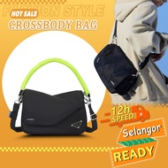 Sling Bag Man Branded Beg Silang Lelaki Color Block Beg galas Lelaki Anti-theft 斜挎包 Multi-pocket