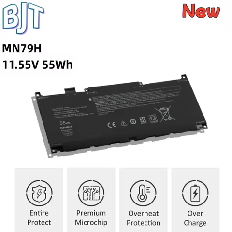 New MN79H Laptop Battery for Dell XPS 9320 13 Plus 9320 Series 2FVJM 02FVJM J7H5M 0J7H5M NXRKW 0NXRK