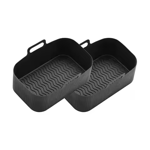 Air Fryer Liners for Ninja Air Fryer Dual, Reusable Air Fryer Silicone Liner for Ninja Air Fryer Acc