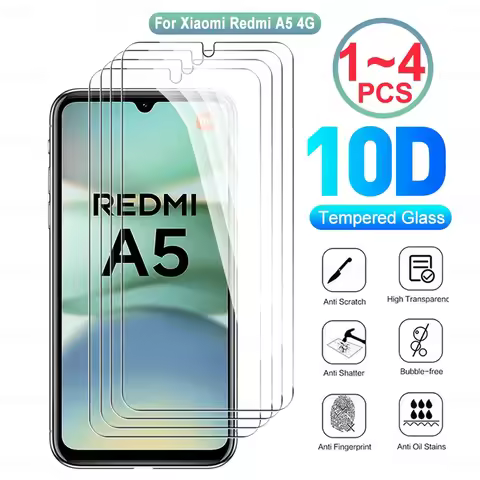 RedmiA5 1-4PCS Tempered Glass For Xiaomi Redmi A5 A4 14C Screen Protector For Mi Poco C75 M7 F7 Pro