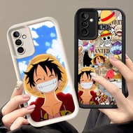 Case for Samsung S25 Ultra A24 A25 A34 A05S A35 A14 A15 A04s A16 A54 A26 A36 A56 5G Q-30 Anime Luffy
