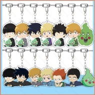 Mob Psycho 100 Keychain Anime Keyring Acrylic Cute Bag Pendant Cartoon Kageyama Shigeo Ekubo Key Cha