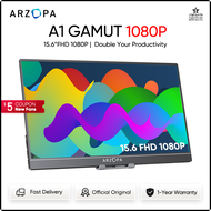 [Oqing] Arzopa 15.6 Tragbarer มอนิเตอร์ Fhd 1080P Ips Fümac แล็ปท็อป Pc Schalter Xbox Ps4/5 Xbox Ext