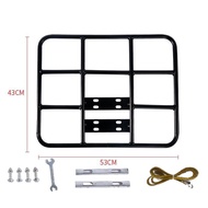 Motorcycle Delivery Bag Rack Rear Seat Rack Grab/Foodpanda/Lalamove Bag Holder Universal Carrier Tai