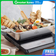 Oden Pot Square Pot Camping Compartmented Oden Fish Cake Soup