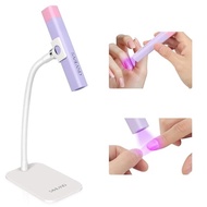 SAVILAND Essentials Mini UV Nail Lamp: 10S Rechargable Flash Cure Lamp U V Light for Gel Polish Nail