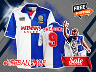 เสื้อฟุตบอลย้อนยุค แบล็คเบิร์น โลเวอร์ ชุดเหย้า 1994/95 BlackBurn Rovers Retro Jersey Kits 1994/95 ( AAA )