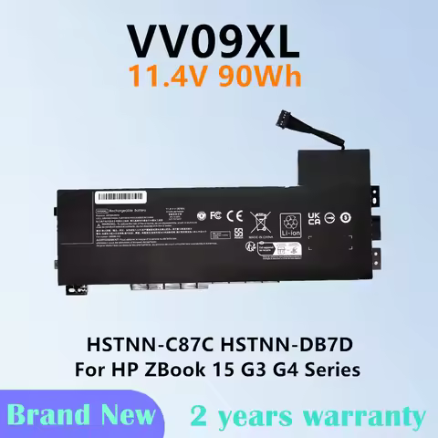 VV09XL Laptop Battery For HP ZBook 15 G3 G4 Series HSTNN-DB7D HSTNN-C87C