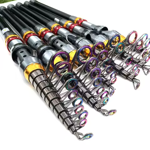 Fishing Rods Spinning 1.8m 2.1m 2.4m 2.7m 3.0m 3.6m Sea Telescopic Carbon Fiber Travel Rod for Carp 