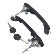 2pcs Pemegang Kunci Pintu Kereta Depan Kanan Kiri dengan Kekunci Tong Untuk VW POLO 6N 6N1 6N2 untuk