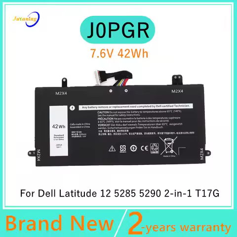 J0PGR Laptop Battery For Dell Latitude 5285 5290 5290 2-IN-1 JOPGR X16TW FTH6F 0J0PGR 0FTH6F 7.6V 42