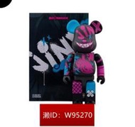 英雄聯盟LOL金克絲bearbrick jinx400%100%積木熊暴力熊塗鴉手辦