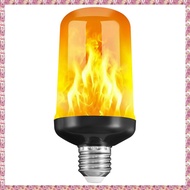 [W Y D H] LED Flame Effect Light Bulb E27,Decorative Flickering Realistic Fire Lights Bulb,Festival 