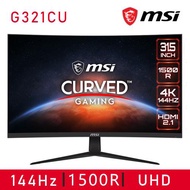 MSI 微星 Optix G321CU 32型 144Hz 4K曲面電競螢幕顯示器(32型/4K/HDR/144hz/1ms/VA)