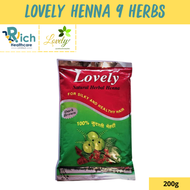 Lovely Herbal Henna ผงย้อมสมุนไพรเลิฟรี่ เฮนน่า สูตรผสมเสร็จ ปลอดภัย ปราศจากสารเคมี จากอินเดีย ปกปิด