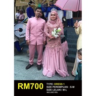 BAJU KAHWIN,BAJU NIKAH,TUNANG,DINNER,WEDDING DRESS FOR BUTIK CLEARANCE.