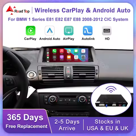 Wireless CarPlay for BMW 1 Series E81 E82 E87 E88 2008-2012 Android Auto Carplay Mirror Link AirPlay