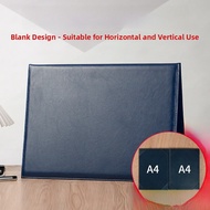 A3 A4 PU Leather Speech Folder Contract Signing Board Holder Strategic Agreement Host Introduction S