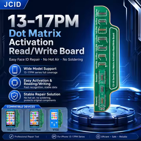 NEW JCID 13-17PM Dot Matrix Activation Read Write Board for iPhone Face ID Repair No Soldering Hot A