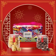 [Mdm Ling Bakery] CNY 2024 Spring Into Abundance Cookies Set (Cranberry Pineapple Ball + Himalayan Almond) [Halal]