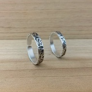 石紋戒指|純銀戒指|情侶|客製化|手作|體驗|課程|台中金工