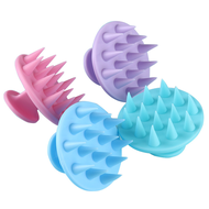Silicone Shampoo Scalp Hair Massager Shampoo Massage Comb Bath Massage Brush Scalp Massager Hair Shower Bruhsh Comb Care Tools
