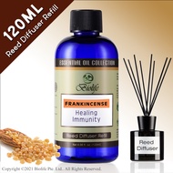Biolife Frankincense Essential Oil Aromatherapy Reed Diffuser Refill, Long Lasting Scent (120ml Reed-Diffuser Refill)