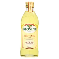 🌽 โมนีนี่ มายด์แอนด์ไลท์น้ำมันมะกอก 500 มล 🍤 MONINI MILD +LIGHT OLIVE OIL 500ML. 🍭 น้ำมันพืช