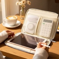 Quilted Tablet Sleeve Organizer Pouch for iPad Laptop Accessories