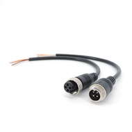 ANWELA Shop 1/4pcs M12 4Pin core Aviation Signal connector extension Cable Male Female Plug GX12 for