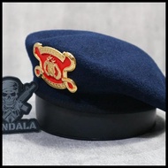 Police Beret Sabhara Beret/ Brimob Beret/ Provost Camel Beret/ Good Quality