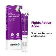 The Derma Co 2.5% Benzoyl Peroxide Spot Corrector Fights Breakouts Soothes Skin Heals Gently (15g)