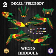 stiker decal full body wr 155 redbull variasi sticker - no.2 hologram