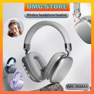 WH35Max Over Ear Wireless Headset Bluetooth 5.3 Headphone HiFi With Mic Gaming Music Foldable Sport 