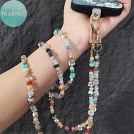 ThickRich 1Pcs DIY Accessories Stylish Cute Stone Gem Mobile Phone Crossbody Straps Lanyard Beads Ch