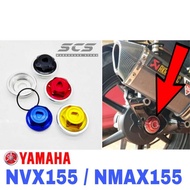 Rear Wheel Nut KINGNUT Cover NVX155 NVX Nmax Aerox 155 Yamaha 150 Nmax155 Accessories Motor Penutup 