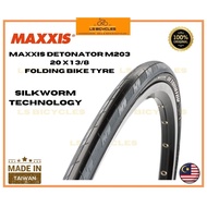 MAXXIS Tyre 20x1 38 Folding Bike 451 Light Weight Bicycle Tyre Detonator Tayar Basikal Lipat